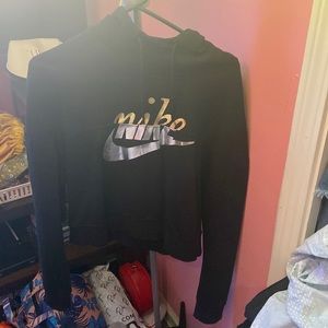 Black Gold & Silver Nike Hoodie